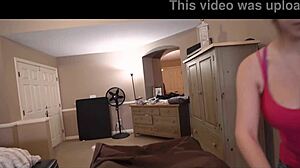 Detailed massage session with sexy French step aunt Immeganlive from WCA Productions.