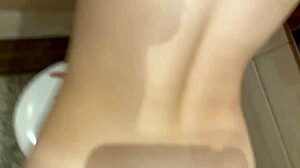 Spy on my girl getting bent over for doggystyle sex.