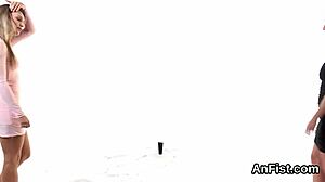 Lesbian Kittens Fist Fuck Juicy Snatches and Anals