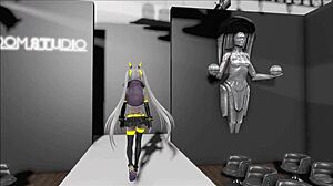 Fallout 4 Surrealist Fashion in 3D Anime