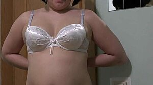 The chair fucks my hairy pussy and ass in this perverted solo session 😏