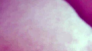 Wife in stockings bends over for intense doggystyle action, teasing with every thrust