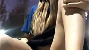 skinny young brunette argentinian teen teaches living a true superclasico outdoors