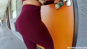 Busty blonde with bubble butt pounded hard after bowling