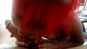 redhead embarks on a long journey with her companion