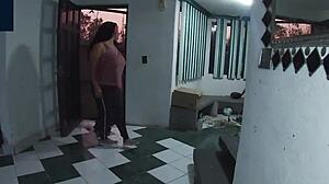 Neighbor's Big Tits Photoshoot At Home?