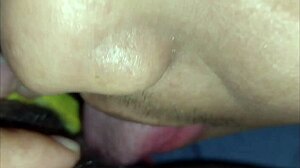 Latina teen's first anal with creampie