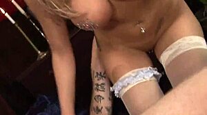 His thick dick satisfies busty chick in doggystyle cumshot