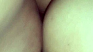 Wife in stockings bends over for intense doggystyle action, teasing with every thrust