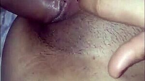 hot skinny latina milf fucks her husband and gets creampied in shaved pussy