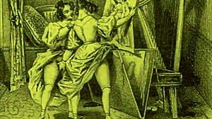 Vintage cartoon from the past