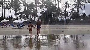 Paty Bumbum Orgy on Beach