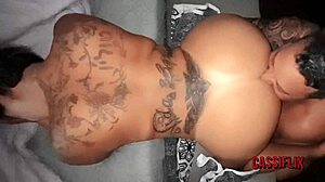 After massage, Latina begged for ass licking before hard pounding.