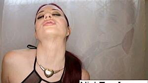 Pretty Redhead Jessica Squirts on Nick's Cock in Hardcore Sex.