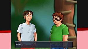 blonde gets facial at party with big tits and ass