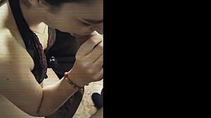 The wife explores bdsm with her big tits and ass on display