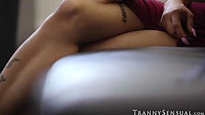 tattooed tranny eva maxim gets banged hardcore by hung jock in anal missionary