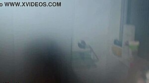 Sex in the shower with big cock and creampie