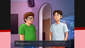 blonde gets facial at party with big tits and ass