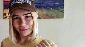 i watch hot blonde masturbate after gym