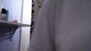 girlfriend milf masturbates tight pussy to squirting orgasm