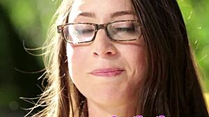 Can this pussy-loving teen satisfy the ebony babe orally?