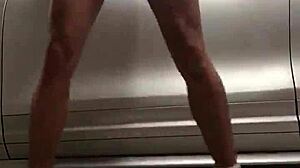 Spying on intense gay cock action in the garage gym