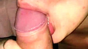 Teen Wife Sucks Neighbor's Big Cock Until He Cums in Her Mouth.