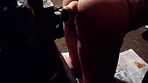 i'm trying out this thin dildo in my ass for some personal relaxation