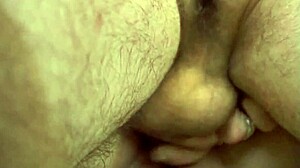 When Elena lay on the bed, she watched a cock slam her friend's pussy. It was raw and intense.