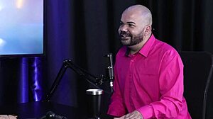 Paulo Avelar Listens to Models Masturbating in Sheer Red Lingerie