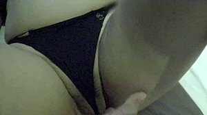 Enjoying the sensation on the pole during activity.