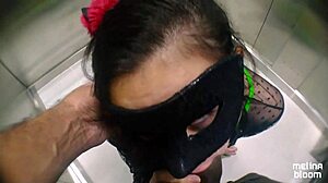 What’s Hotter Than Melina Bloom Sucking Cock in a Hotel Elevator?