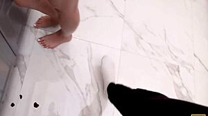 Stuck4k Blonde Stunners Hand Was Stuck So She Called Her Kinky Friend For Muff Diving And Blowjob In Kitchen