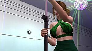 Asian girls do blowbang bukkake in office game.