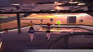 lesbian hentai game with big tits scissoring and masturbation before candy kingdom.