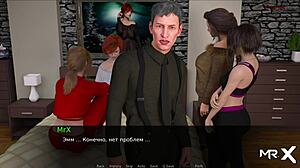 Hot girl devours banana in this hentai game!