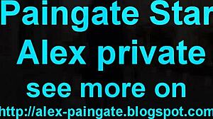 BDSM model Alex Zothberg strolls in ANTIBES, showcasing her skinny legs and heels in nude sport attire