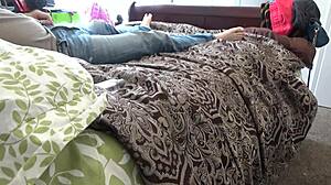 Carrie B's foot play leads to anal POV