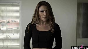 Babysitter teen Adria Rae gets her tight ass pounded by married client