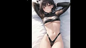 Ai Illustration Featuring Big Tits In Anime Style