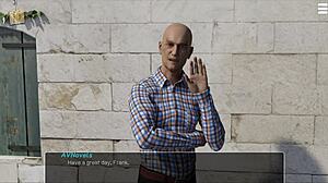 knockout master fucks brunette outdoor with big tits