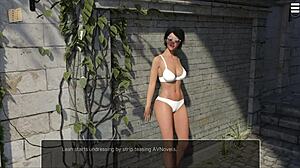 knockout master fucks brunette outdoor with big tits