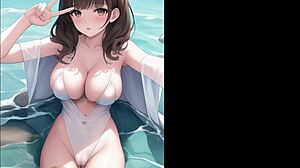 Ai Illustration Featuring Big Tits In Anime Style