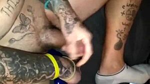 money shot emotions in transsexual cumshot for cash