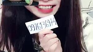 Jin Xinh Bunny says, Watch my full face live show while we chat?