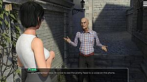 knockout master fucks brunette outdoor with big tits