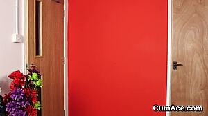 She swallows every drop of cum