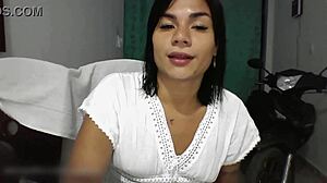Latina transsexual angelique tests new live stream page