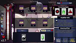 Thick Goth Girls Threesome In Hentai Sex Game!